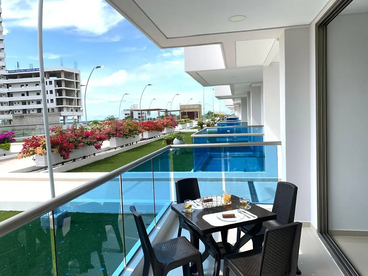 Апартаменты Apartamento Samaria Pozos Colorados 6 Personas 2Hb Santa Marta